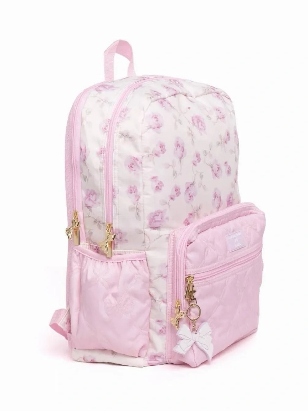 LoveShackFancy x Target - Yoobi Ribbon Rosa Backpack Sterling Dusk